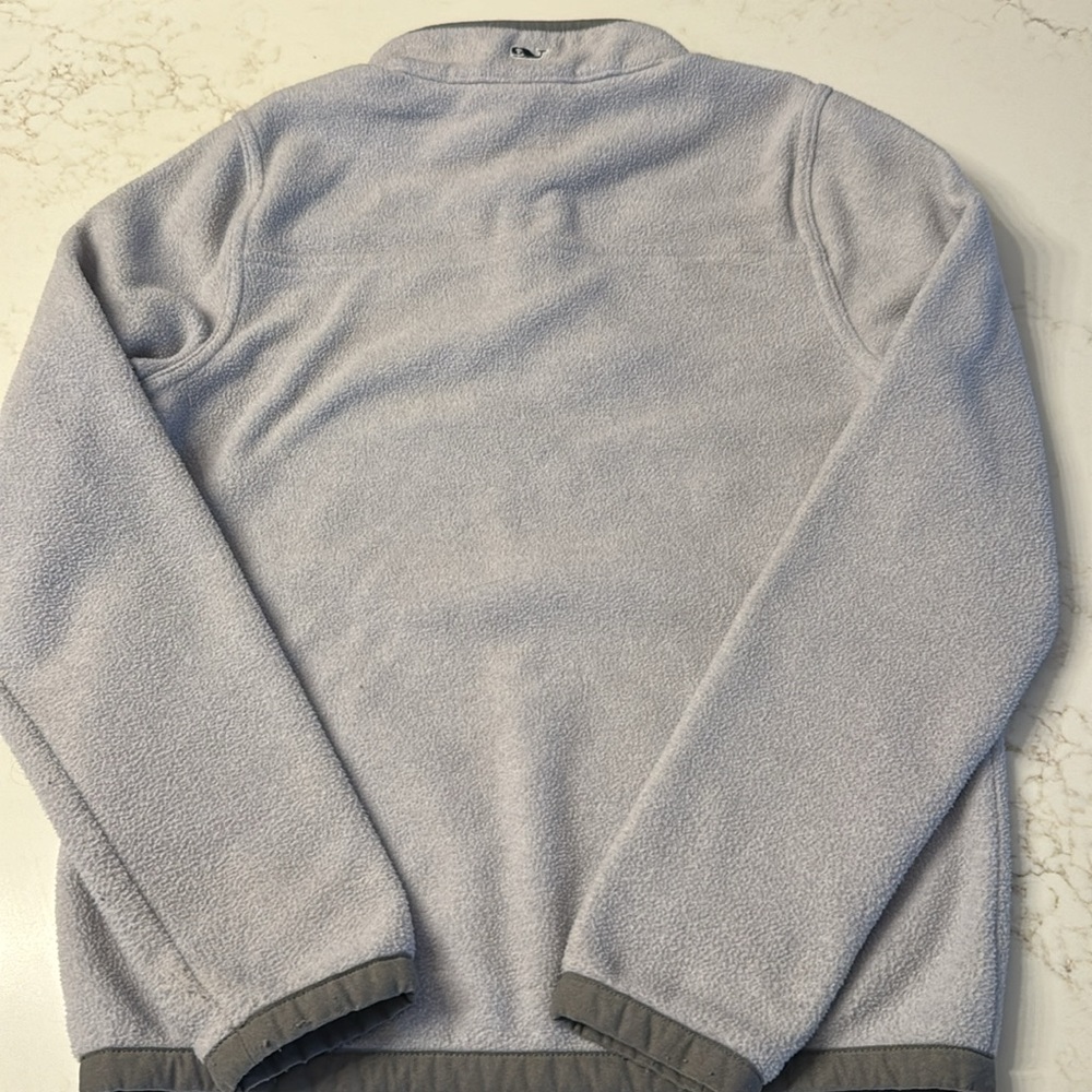 Vineyard vines fleece pullover boys size 7. Good used condition - Picture 6 of 6
